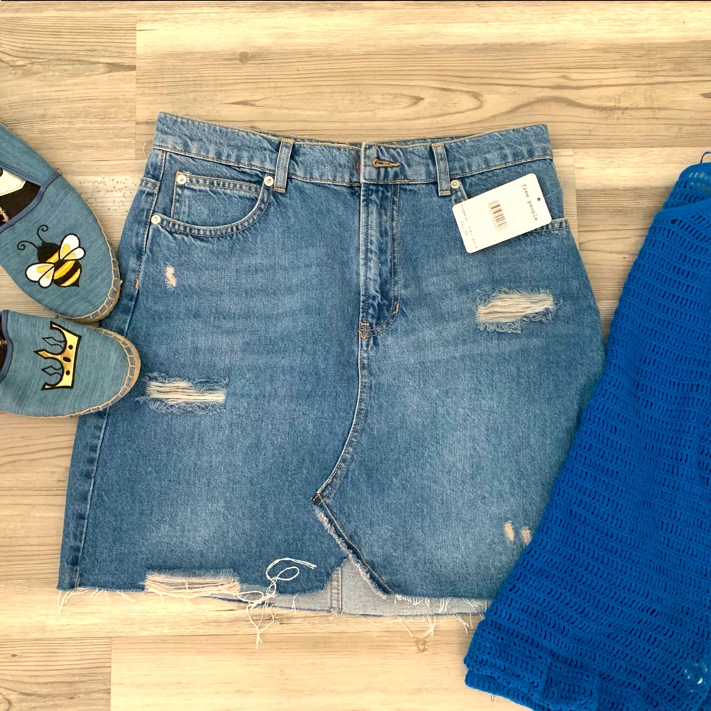 NWT Free People Midstone Skirt size 28